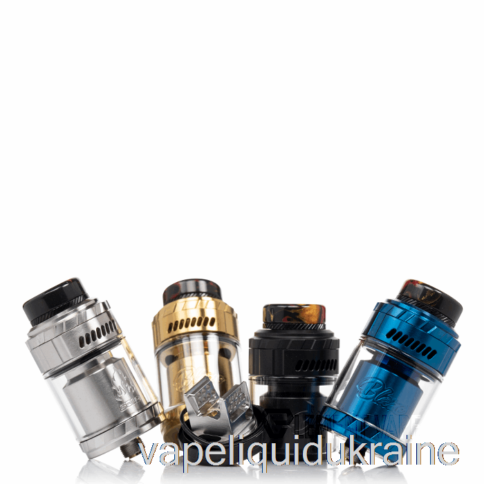 Vape Ukraine Thunderhead Creations Blaze Solo 25mm RTA Silver Black